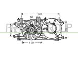 Prasco FT909F007 - Ventola Radiatore Oe 51755589 Per Doblo