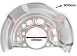 Van Wezel 5407371 - Oe 4778202200 Piastra Di Ancoraggio, Asse Anteriore Sinistro Per Corolla (E18), Auris (E18)