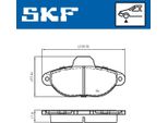 Set Pastiglie Freno Anteriori Skf Pastiglie Freno Per Fiat Punto (188) Vkbp 80720