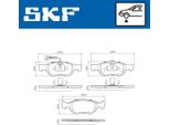 Set Pastiglie Freno Anteriori Skf Pastiglie Freno Per Fiat Punto (188) Vkbp 80775 E