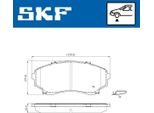 Set Pastiglie Freno Anteriori Skf Per Mazda Mpv Ii (Lw) Vkbp 80822 A