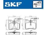 Set Pastiglie Freno Anteriori Skf Pastiglie Freno Per CitroËN Ax Hatchback Vkbp 81054 E