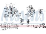Turbocompressore Nissens 93506 Per Audi A4 Avant (8K5, B8)