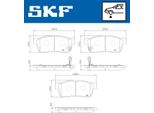 Set Pastiglie Freno Anteriori Skf Per Suzuki Ignis Ii Vkbp 80799 A
