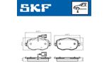 Skf Set Di Pastiglie Freno Pastiglie Freno Anteriori Per Chrysler Ypsilon Hatchback Vkbp 80756 E