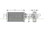 Prasco PG420H003 - Oe 6448K4 Scambiatore Di Calore, Riscaldatore Per 307 Sw (3H), 307, 307 Cc (3B)