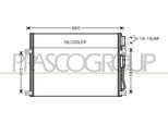 Prasco JE020C001 - Condensatore Aria Condizionata Oe 55116928 Per Commander (Xh, Xk), Grand Cherokee Iii (Wh, Wk)