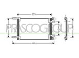 Prasco FT909C001 - Condensatore Aria Condizionata Oe 46736891 Per Doblo