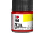 Marabu 17160005232 Vernice Per Tessuti Marabu "Textile"", Rosso, 50 Ml"