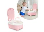 Jopassy Vasino Per Bambini Vasino Per Bambini, Sedile Del Water Per Bambini Con Maniglie E Antiscivolo, Per Bambini Da 1 Anno Rose