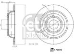 2X Disco Freno Febi Bilstein 179499 Posteriore 53Mm 4 0Kg 271Mm