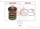 Eps Termostato Liquido Di Raffreddamento 97°C Per Vw Golf Vii Hatchback (5G1, BQ1, BE1, BE2) Golf Vii Variant (BA5, BV5) Golf Sportsvan (AM1, AN1) Touran (5T1)