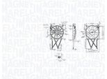 Magneti Marelli 069422862010 Ventola Radiatore Raffreddamento Motore Per Opel Astra G Cc (T98) Radiatore Acqua Ø390.5 3905Mm