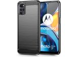 Tech-Protect Tpucarbon Motorola Moto G22 / E32 / E32S Nero