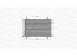 Magneti Marelli 350203916000 - Condensatore Aria Condizionata Oe 6455CY Con Essiccatore Per C4 (La), C4 I (Lc), Berlingo, Partner Tepee, Partner, 308 Sw I, 308 I, 307 Sw (3H), 307 Cc (3B), 307
