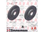 2X Disco Freno Zimmermann 285.3534.53 Per Hyundai I30 Estate (Pde) 47Mm 7 3Kg