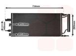 Van Wezel 06005607 Condensatore Climatizzatore Condensatore Climatizzatore Per Bmw X1 (F48) + Essiccatore