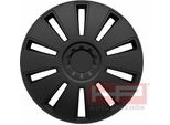 Coprimozzo Da 16" Nero Coprimozzo Copriruota 82046 Hpauto"