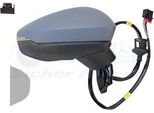 Van Wezel 0367808 Specchietto Esterno Specchietto Laterale Destro Per Audi A3 Sportback (8YA) Convesso Riscaldato Primerizzato