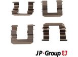 Jp Group 3364003810 Set Di Accessori Pastiglie Freno A Disco Anteriori Per Fiat Punto (188) Per Hyundai Accent Iii Berlina (Mc) Per Kia Rio Ii (Jb)