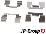 Jp Group 4064002510 Kit Accessori Pastiglie Freno A Disco Anteriore Per Nissan Almera Ii Hatchback (N16) Almera Tino (V10) Primera (P11) Primera Hatchback (P11)