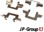 Jp Group 3164003510 Kit Accessori Pastiglie Freno A Disco Anteriore Per CitroËN C3 I Hatchback (Fc, Fn) C2 Hatchback (Jm) C2 Enterprise (Jg)
