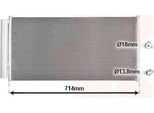 Van Wezel 59015704 Condensatore Climatizzatore Condensatore Climatizzatore Per Volvo XC60 Ii (246) +Essiccatore