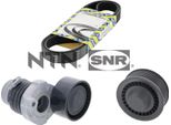 Set Di Cinghie Ntn Snr KA855.35 Con Nervatura A V Per Renault Megane Iii Grandtour (KZ0/1) Clio Iv Hatchback (Bh) ScéNic Iii (JZ0/1) Grand ScÉNic Iii (JZ0/1)
