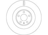 Trw DF6570 - Disco Freno Oe 42510 T7W A01 Per HR-V (Ru)