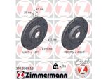 2X Disco Freno Zimmermann 370.3069.53 Per Mazda MX-5 Ii (Nb) MX-5 I (Na) 45 Mm