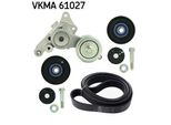 Set Di Cinghie Skf Con Nervatura A V Vkma 61027 Per Toyota Hilux Vi Pick-Up (_N1_) 1473Mm