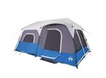 Vidaxl Tenda Familiare Con Led 9 Persone Azzurro Sgancio Rapido