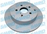 2X Samko Disco Freno T2038PR Per Toyota Avensis Estate (T25) Avensis (T25_) 56Mm