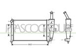 Prasco FT133R002 - Radiatore Oe 46745043, Raffreddamento Motore Per Punto