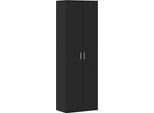 Vidaxl Credenza Nera 60X35X180 Cm Materiale A Base Di Legno
