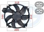 Era 352084 - Ventola Radiatore Oe 21 48 108 98R Per Grand Scenic Iii (Jz), Megane Cc, Megane Iii, Scenic Iii