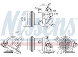 Nissens 989424 - Radiatore Egr Oe 04B131512C Per A1 (8X), Toledo Iv (KG3), Ibiza (6J, 6P), Rapid (Nh), Fabia Iii (Nj), Polo (6C, 6R)