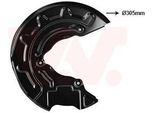 Van Wezel Parafango Disco Freno Per Vw Golf Vii Hatchback (5G1, BQ1, BE1, BE2) Anteriore Destro 0359372 Piastra Di Ancoraggio
