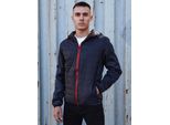 Giacca Trapuntata Da Uomo Con Cappuccio Blu Scuro Xl