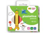 Plastilina Scolastica Rotonda 6 Colori Happy Color
