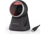 Qoltec Desktop Precision Reader 1D Barcode & Qr Scanner | 2D