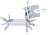 Contec Multitool Tfr-Striker 16 Funzioni Argento