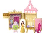 Giocattolo Mattel Disney Princess, Castello Impilabile Di Belle Con Bambola Piccola E 9 Pezzi, Ispirato Al Film Disney, Giocattoli E Regali Da Viaggio Per Bambini, JDP54