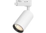 Braytron Led GU10 Faretto A Binario Sistema Monofase, Orientabile E Girevole Bianco Max. 10W Luce A Binario Senza Luminaire