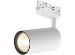 Braytron Faretto A Binario A 3 Circuiti GU10 Led Bianco Spot A Binario Ruotabile - Presa GU10 Orientabile Senza Luminaire