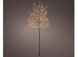 Albero Decorativo A Led 150 Cm Con 480 Led Oro Caldo - IP44