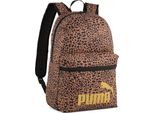 Puma Zaino Phase Aop Backpack 22L Puma Black - Leopard Aop Marrone Chiaro