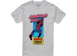 Marvel Comics - Maglietta Da Uomo "Amazing Dad"", Screziata, Festa Del Papà TV23896 (M) (Grigio Screziato)"