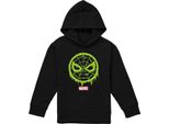 Spider-Man - Felpa Con Cappuccio "Lo"" Per Bambini, Pullover TV24011 (152-158) (Nero)"