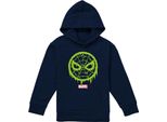 Spider-Man - Felpa Con Cappuccio "Lo"" Per Bambini, Pullover TV24011 (152-158) (Navy)"